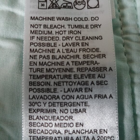 Levi's Ribcage Straight Ankle Pants Size 26x27 Green Corduroy Cotton High Rise - Picture 12 of 12